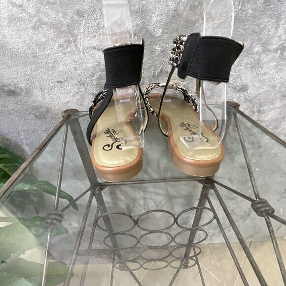 Seychelles sandals Women’s size 8 Fabric/ woven textile Ankle Strap sandals - Picture 5 of 11